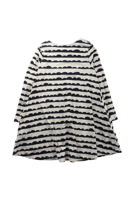 A Black Long Sleeve Dresses from Hanna Andersson in size 6T for girl. (Back View)