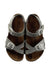 A Metallic Sandals from Birkenstock in size 6T for neutral. (Back View)