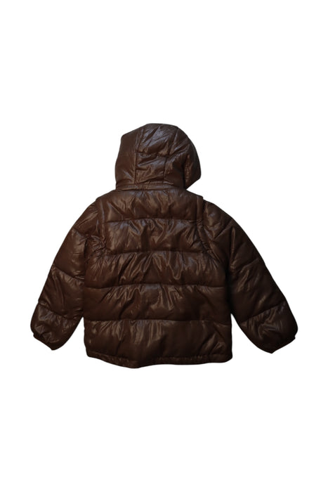 A Brown Puffer/Quilted Coats & Outerwear from Boden in size 5T for neutral. (Back View)