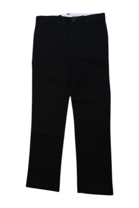 A Black Dress Pants from Crewcuts in size 5T for boy. (Front View)