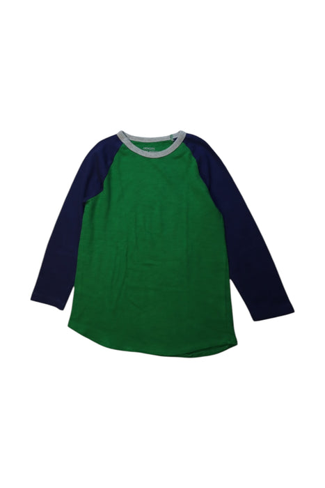 A Green Long Sleeve T Shirts from Crewcuts in size 8Y for boy. (Front View)