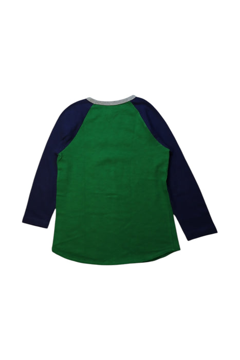 A Green Long Sleeve T Shirts from Crewcuts in size 8Y for boy. (Back View)