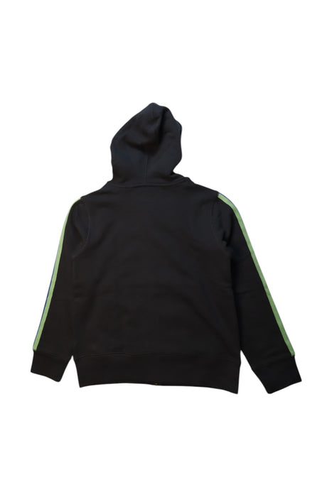 A Black Hooded Sweatshirts from Crewcuts in size 8Y for boy. (Back View)