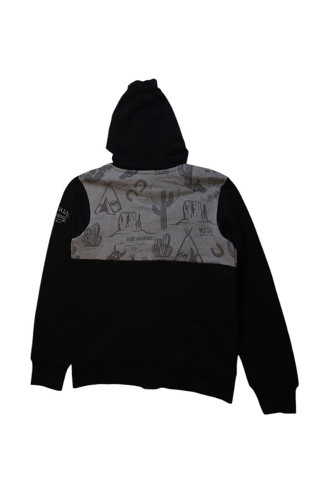 A Black Zippered Sweatshirts from Desigual in size 7Y for boy. (Back View)