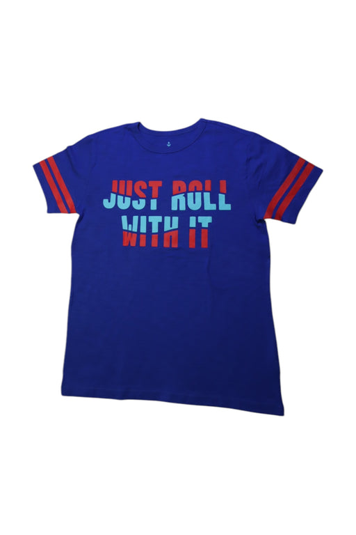 A Blue Short Sleeve T Shirts from Crewcuts in size 12Y for boy. (Front View)