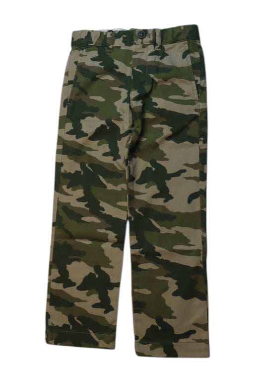 A Green Casual Pants from Crewcuts in size 5T for boy. (Front View)