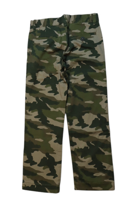 A Green Casual Pants from Crewcuts in size 5T for boy. (Back View)