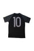 A Black Active Tops from Adidas in size 11Y for boy. (Back View)