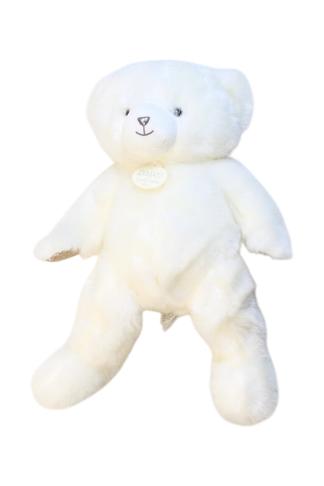 A White Soft Toys from Doudou et Compagnie in size O/S for neutral. (Back View)