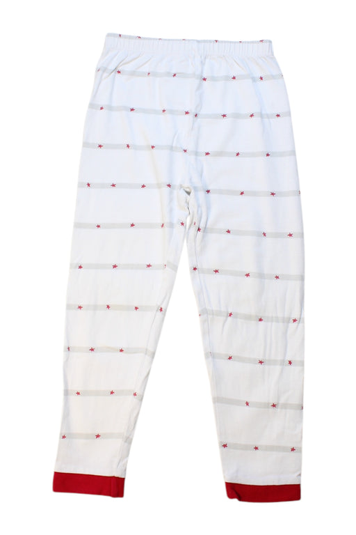 A White Casual Pants from The Little White Company in size 3T for neutral. (Front View)