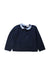 A Navy Long Sleeve Tops from Cyrillus in size 6T for girl. (Front View)