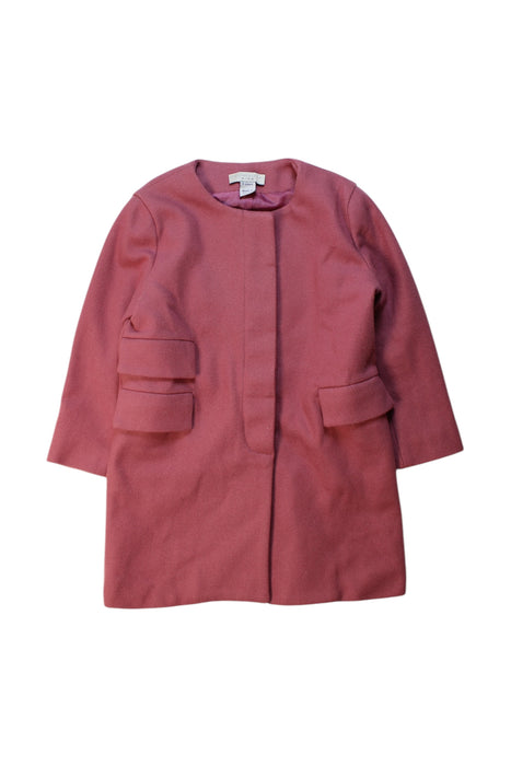 A Pink Coats from Stella McCartney in size 4T for girl. (Front View)