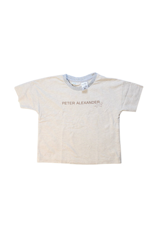 A Beige Short Sleeve T Shirts from Peter Alexander in size 2T for boy. (Front View)