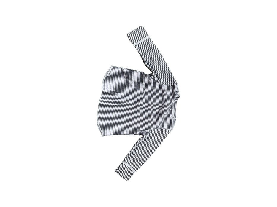 A Navy Long Sleeve Shirts from Petit Bateau in size 3-6M for boy. (Back View)