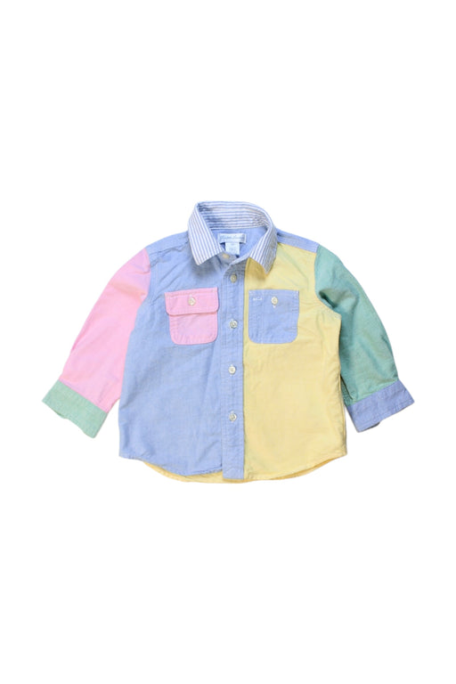 A Multicolour Long Sleeve Shirts from Ralph Lauren in size 6-12M for neutral. (Front View)