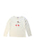 A White Long Sleeve T Shirts from Bonpoint in size 4T for girl. (Front View)