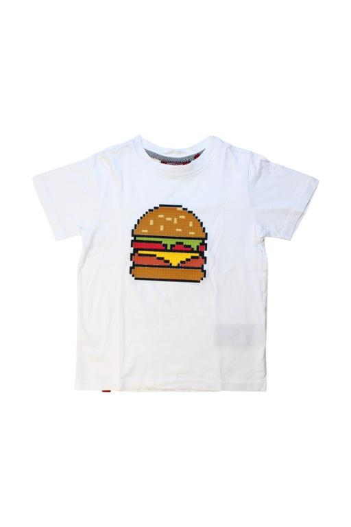 A White Short Sleeve T Shirts from Mostly Heard Rarely Seen in size 8Y for boy. (Front View)