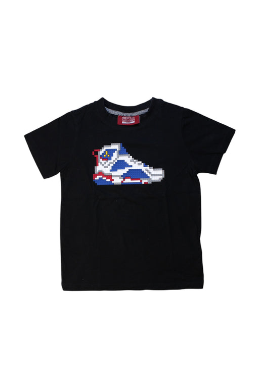 A Black Short Sleeve T Shirts from Mostly Heard Rarely Seen in size 6T for boy. (Front View)