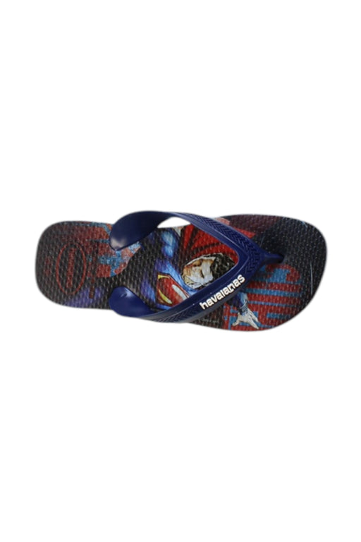 A Multicolour Flip Flops from Havaianas in size 6T for boy. (Front View)