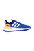 A Blue Sneakers from Adidas in size 9Y for boy. (Front View)