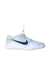 A White Sneakers from Nike in size 11Y for girl. (Front View)