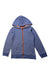 A Blue Zippered Sweatshirts from Boden in size 4T for boy. (Front View)