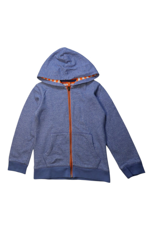 A Blue Zippered Sweatshirts from Boden in size 4T for boy. (Front View)