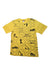 A Yellow Short Sleeve T Shirts from City Threads in size 10Y for boy. (Front View)