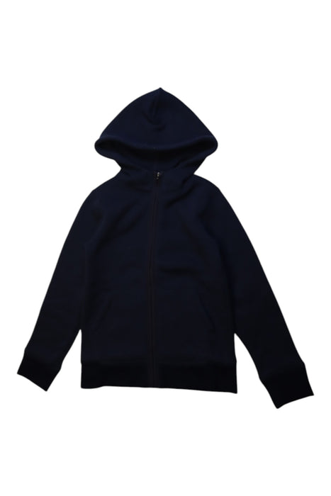 A Navy Hooded Sweatshirts from Crewcuts in size 6T for boy. (Front View)