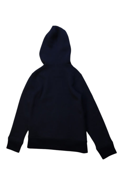 A Navy Hooded Sweatshirts from Crewcuts in size 6T for boy. (Back View)