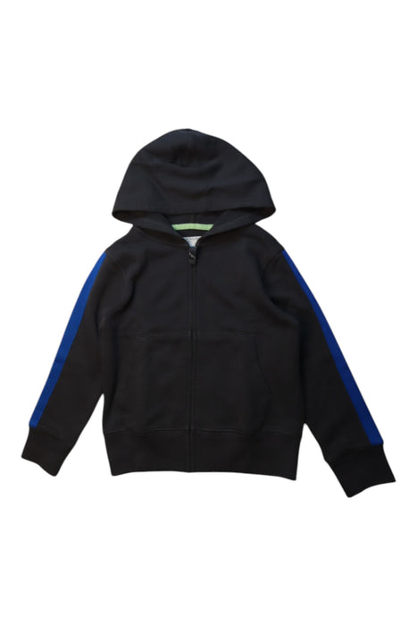 A Black Hooded Sweatshirts from Crewcuts in size 4T for boy. (Front View)