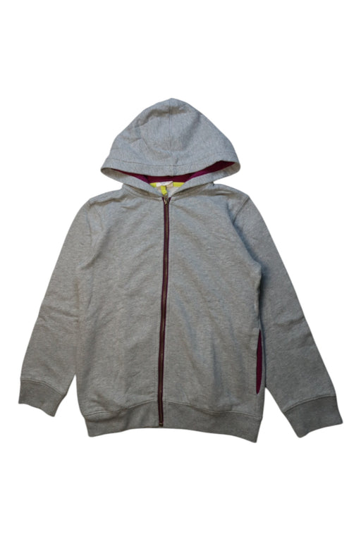 A Grey Zippered Sweatshirts from Boden in size 7Y for boy. (Front View)