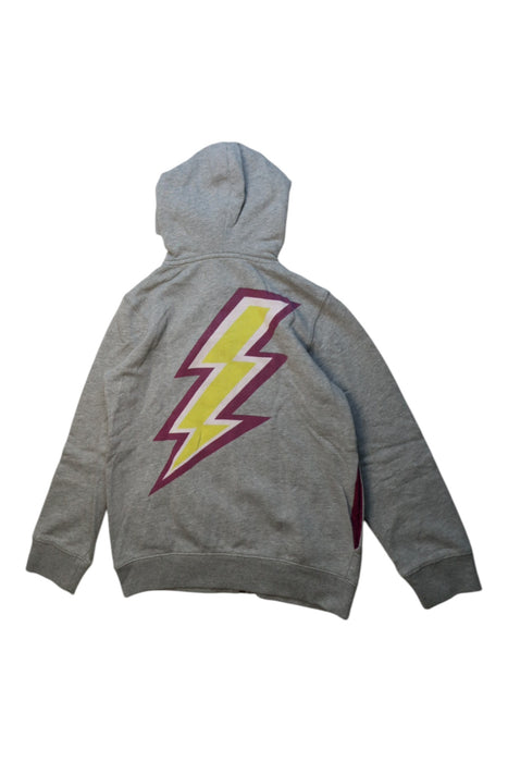 A Grey Zippered Sweatshirts from Boden in size 7Y for boy. (Back View)