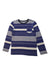 A Blue Long Sleeve T Shirts from Crewcuts in size 4T for boy. (Front View)