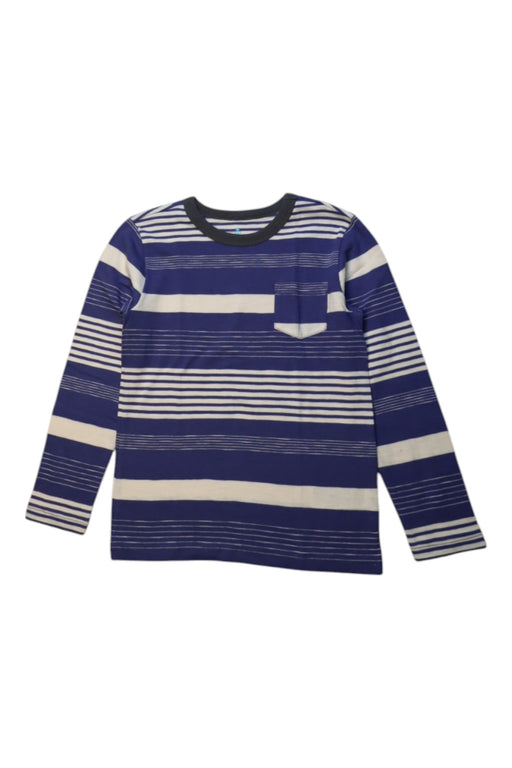 A Blue Long Sleeve T Shirts from Crewcuts in size 4T for boy. (Front View)