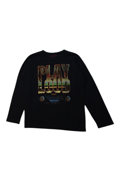 A Black Long Sleeve T Shirts from City Threads in size 6T for boy. (Front View)