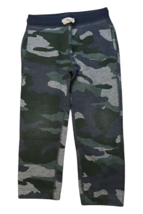 A Green Sweatpants from Crewcuts in size 5T for boy. (Front View)
