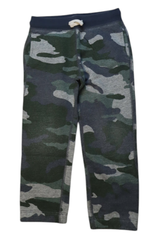 A Green Sweatpants from Crewcuts in size 5T for boy. (Front View)