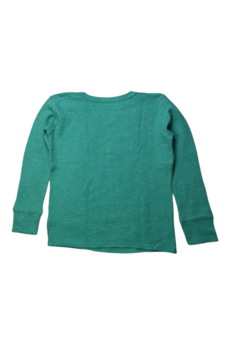 A Green Long Sleeve T Shirts from Crewcuts in size 4T for boy. (Back View)