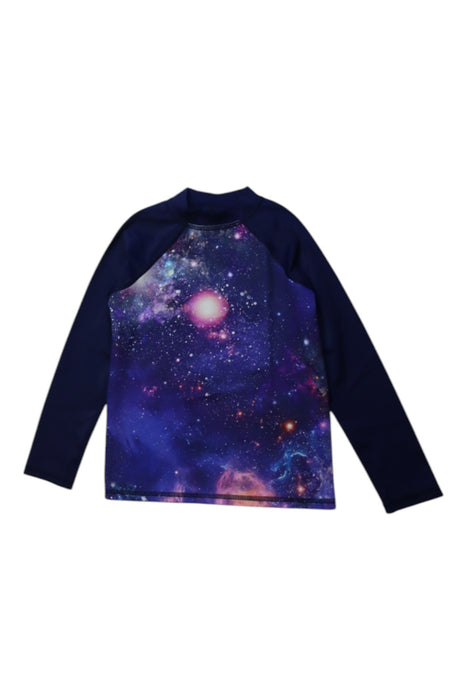 A Multicolour Rash Guards from Lands' End in size 4T for neutral. (Front View)