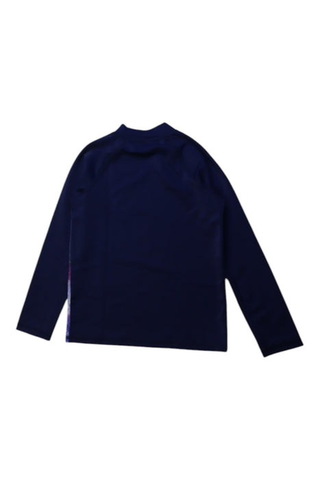 A Multicolour Rash Guards from Lands' End in size 4T for neutral. (Back View)