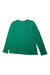 A Green Long Sleeve T Shirts from Crewcuts in size 8Y for boy. (Back View)