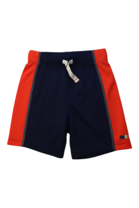 A Navy Swim Shorts from Boden in size 5T for boy. (Front View)
