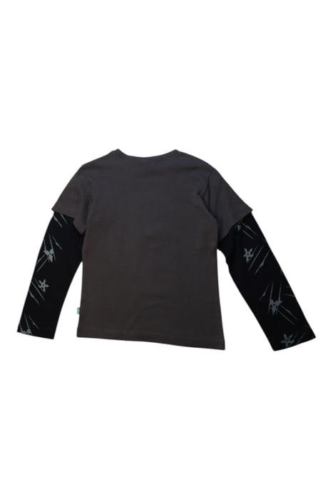 A Black Long Sleeve T Shirts from City Threads in size 5T for boy. (Back View)