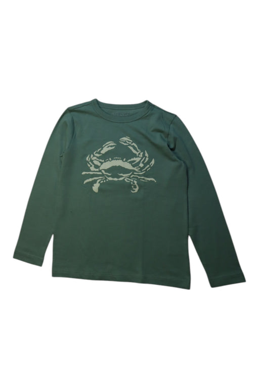 A Green Long Sleeve T Shirts from Crewcuts in size 4T for boy. (Front View)