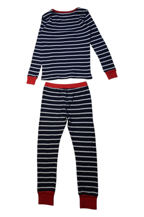 A Navy Pyjama Sets from Crewcuts in size 5T for boy. (Back View)