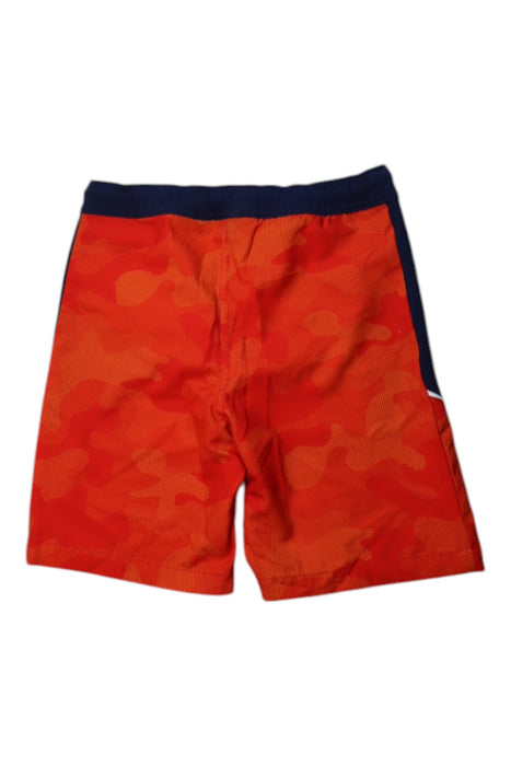A Orange Shorts from Lands' End in size 8Y for boy. (Back View)