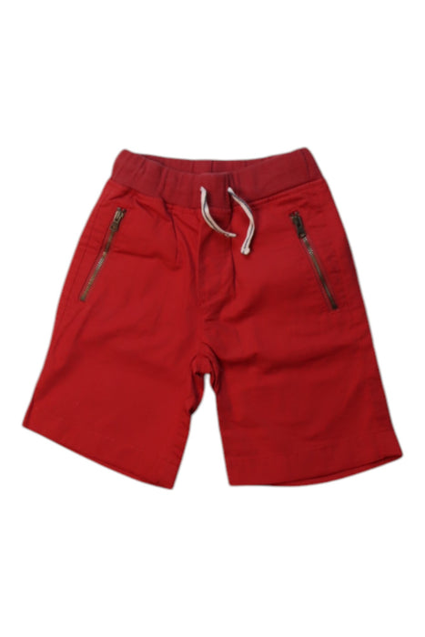 A Red Shorts from Crewcuts in size 4T for boy. (Front View)