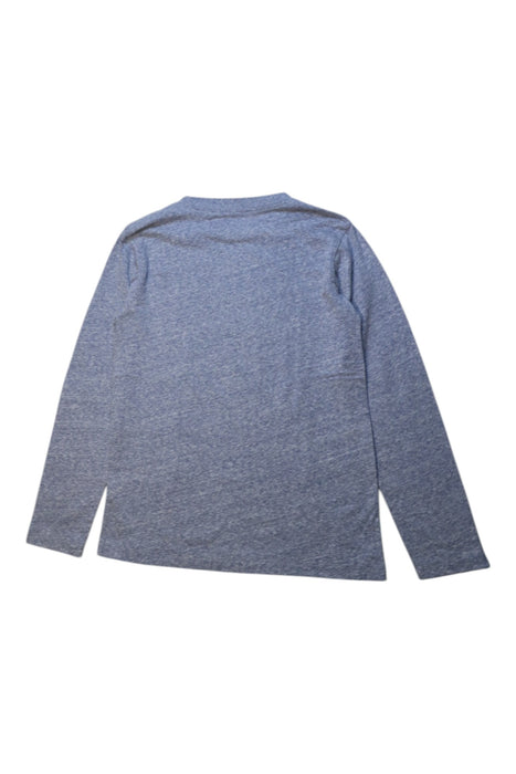 A Blue Long Sleeve T Shirts from Crewcuts in size 10Y for boy. (Back View)