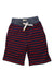 A Navy Shorts from Boden in size 4T for boy. (Front View)